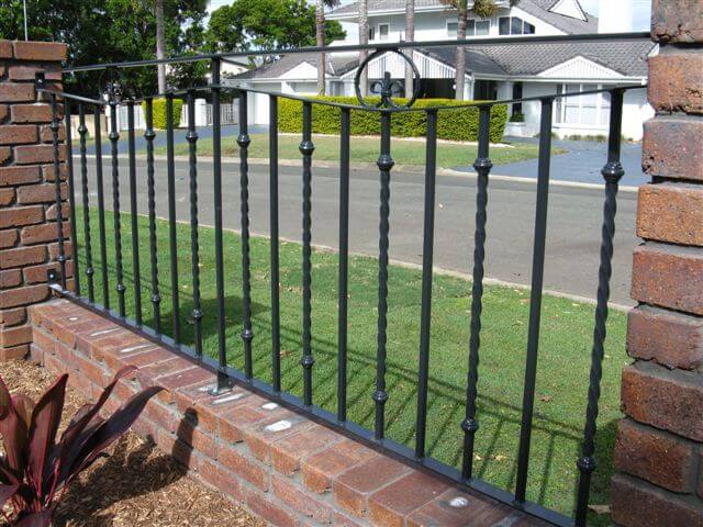 Steel Decorative Fencing with scrolls